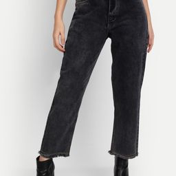 BAESD Women Black Jean Straight Fit Mid-Rise Jeans-image-50