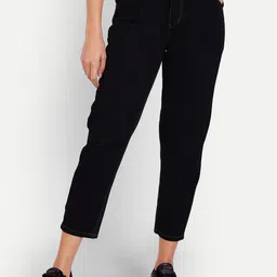 BAESD Women High-Rise Clean Look Cotton Boyfriend Fit Cropped Jeans-picture-12