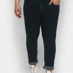 Urbano Plus Men Green Solid Mid-Rise Jeans-picture-25
