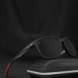 Eyewearlabs Unisex Rectangle Sunglasses with Polarised Lens ELKAC3Myles-19