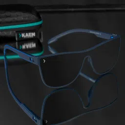 Eyewearlabs Unisex Rectangle Sunglasses with Polarised Lens ELKASKrewC3-42