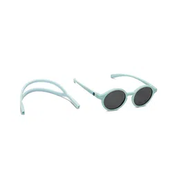 Hooper Unisex Kids Grey Lens & Blue Round Sunglasses with Polarised and UV Protected Lens-5