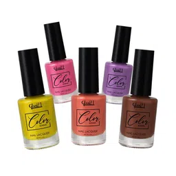 GLAM21 Color School Set Of 5 Long Lasting & Quick Drying Nail Polish - 11ml Each-30