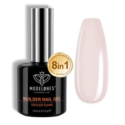 Modelones 8-In-1 Builder Nail UV LED Long Lasting Gel Nail Polish 15ml - Nude Pink-46