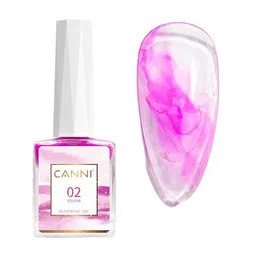 CANNI Blooming Ink Marble Watercolor Air Dry Nail Polish 9ml - Shade 02-51