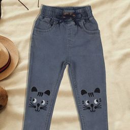 A-Okay Kids Slim Fit High-Rise Clean Look Acid Wash Cotton Jean-image-83