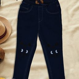 A-Okay Kids Applique Clean Look High-Rise Slim Fit Jeans-image-95