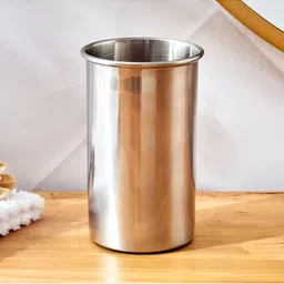 Home Centre Silver-Toned Solid Metal Soap Dispenser-image-5