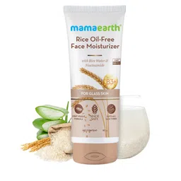 Mamaearth Set Of 2 Rice Face Wash - 100ml & Rice Oil Free Moisturizer - 80g-53