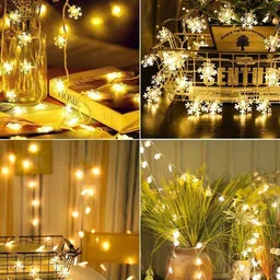 XERGY 14 Snowflakes Design String Fairy Led Lights-46