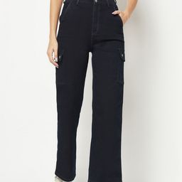 Crimsoune Club Women Comfort Wide Leg High-Rise Stretchable Jeans-image-33