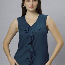 Chemistry V-Neck Sleeveless Solid Top-picture-34