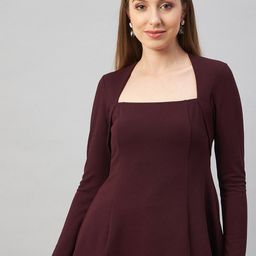 Chemistry Square Neck A-Line Top-image-8