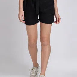 SPYKAR Women Regular Fit Mid-Rise Shorts-image-69
