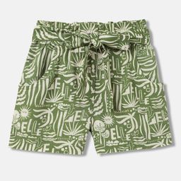 ELLE Girls Floral Printed Loose Fit Shorts-picture-4