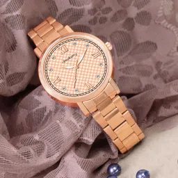 DressBerry Women Dial & Bracelet Style Straps Analogue and Digital Watch HOBDB-233-RG-16
