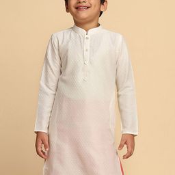 KISAH Boys Ethnic Motifs Embroidered Straight Kurta-picture-25