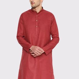 Maharaja Band Collar Straight Kurta-image-41