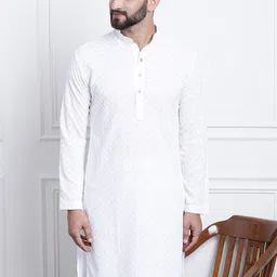 SOJANYA Sequin Embellished Pure Cotton Kurta-image-97