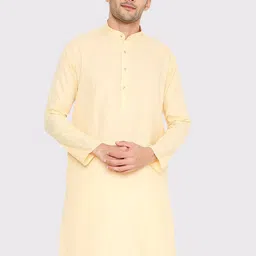 Maharaja Band Collar Regular Fit Kurta-image-2