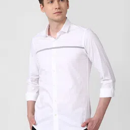 SIMON CARTER LONDON Slim Fit Pure Cotton Casual Shirt-image-29