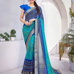 KALINI Bandhani Printed Saree-picture-20
