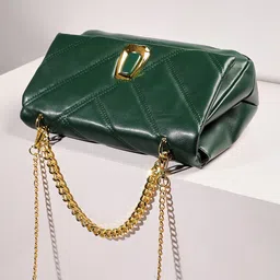HAUTE SAUCE by  Campus Sutra PU Structured Handheld Bag-3