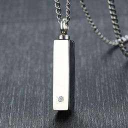 KARISHMA KREATIONS Men Set of 2 Silver-Plated Pendant With Chain-image-57