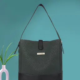 LEGAL BRIBE Textured PU Water Resistant Structured Handheld Bag-52