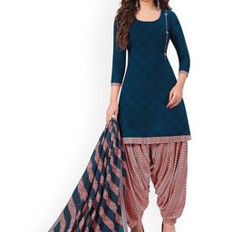 MIRAAN Geometric Printed Pure Cotton Kurta With Salwar & Dupatta-picture-8
