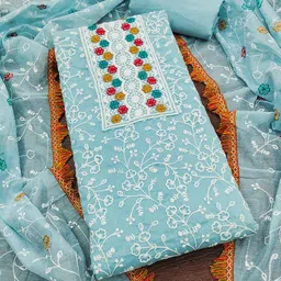 KALINI Embroidered Unstitched Dress Material-image-85