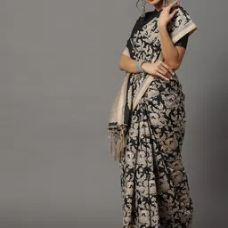 Anouk Ethnic Motifs Bagru Saree-picture-15