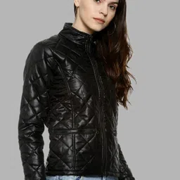 Campus Sutra Mandarin Collar Windcheater Outdoor Padded Jacket-picture-18