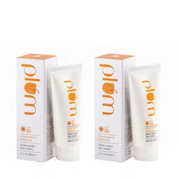 Plum Set of 2 Sheer Matte Day Cream with SPF 50-34