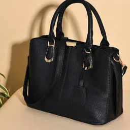 HAUTE SAUCE by  Campus Sutra Textured Structured Handheld Bag-image-47