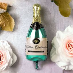 Art Street Green & Gold-Toned Champagne Bottle Shaped Foil Helium Balloon - 96.52 cm-image-83