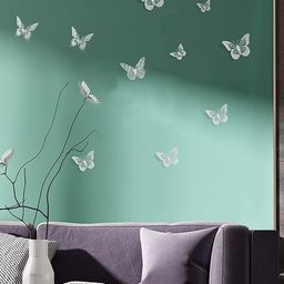 Special You Grey 24Pcs 3D Butterflies Wall Stickers-image-12