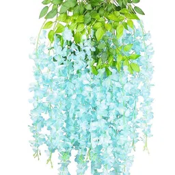 Special You 6 Pieces Artificial Wisteria Flowers & Leaves-9