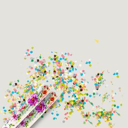 Special You Pink & Blue 2 Pieces Circle & Heart Shaped Confetti Party Poppers-28