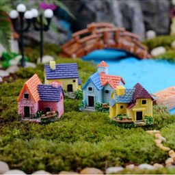 CHOCOZONE Pack of 4 Miniatures Garden Accessory-43