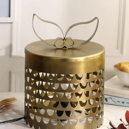 Chokhat Gold Toned Netra Table Lamp-picture-56