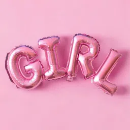 Art Street Pink Letter GIRL Foil Helium Balloon- 40.64 cm-picture-49
