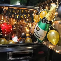 Special You Gold Toned 25-Pcs Black Festive Decor-image-1
