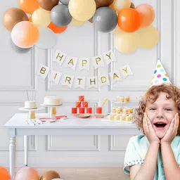 Special You White & Grey 63 Pieces Birthday Decor-image-87