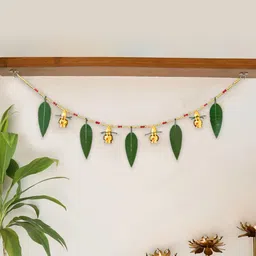 Special You Green & Yellow Kalash Door Hanging Toran-16