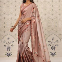 Ode by House of Pataudi Floral Printed Saree-image-99