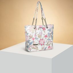 Forever Glam by Pantaloons Floral Printed PU Oversized Structured Shoulder Bag-picture-14