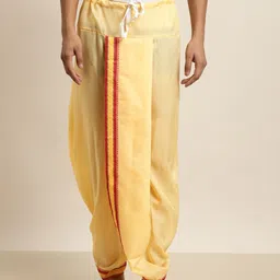 SOJANYA Men Yellow Solid Dhoti Pants-picture-16