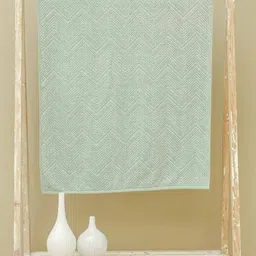 Ariana Blue Patterned SuperSoft High-Absorbent 550 GSM Quick-Dry Cotton Bath Towel-picture-11
