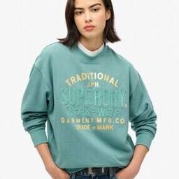 Luxe Metallic Logo Loose Sweatshirt-image-48